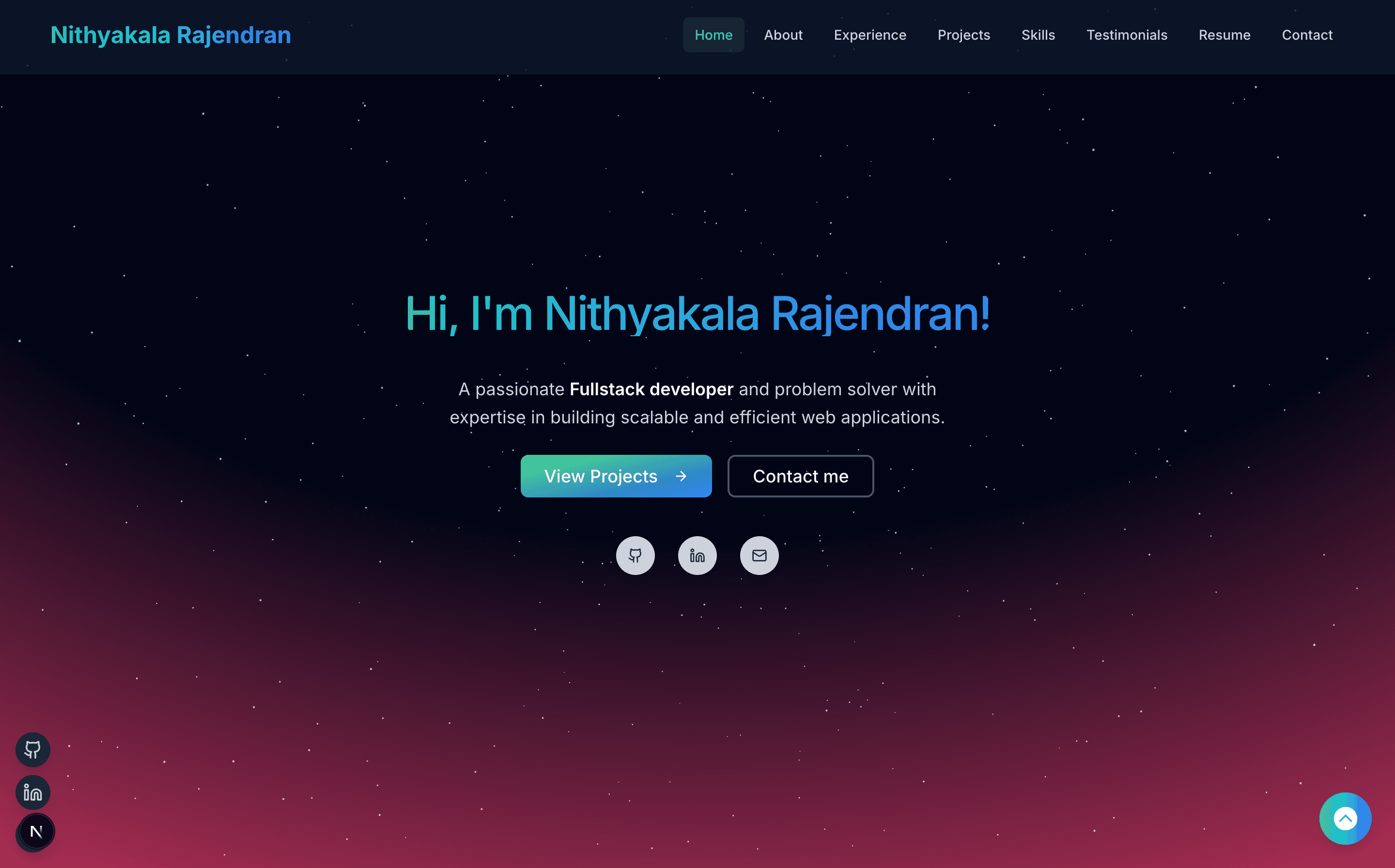 My Personal Portfolio Website